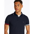 Tommy Hilfiger Slim Fit Polo tričko modré Tommy Hilfiger Slim Fit Polo tričko modré