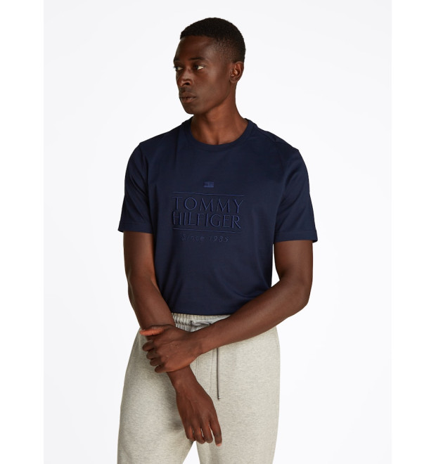 Tričko Tommy Hilfiger MW0MW38620DW5 Modrá Tričko Tommy Hilfiger MW0MW38620DW5 Modrá