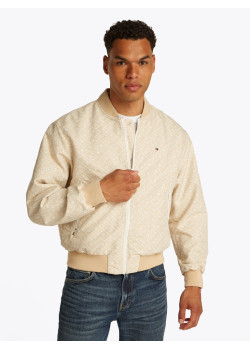 Tommy Hilfiger pánska prechodná objstranná bunda béžová