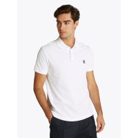 Tommy Hilfiger bavlnené polo tričko biele Tommy Hilfiger bavlnené polo tričko biele