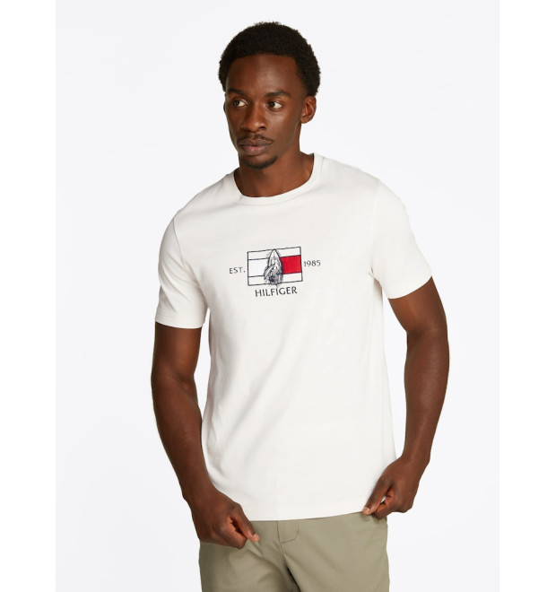 Tričko Tommy Hilfiger MW0MW38628Z00 Žltá Tričko Tommy Hilfiger MW0MW38628Z00 Žltá