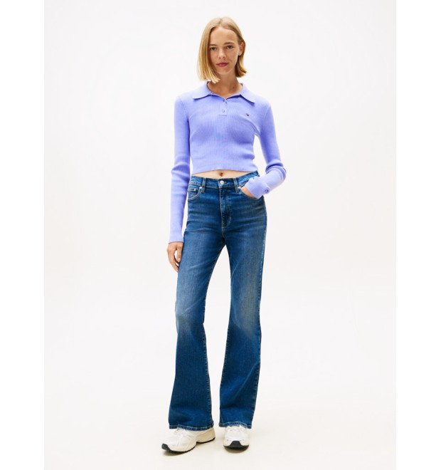 Tommy Jeans Sylvia Skinny Flared dámske rifle modré Tommy Jeans Sylvia Skinny Flared dámske rifle modré