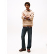 Tommy Jeans pánska mikina regular fit béžová Tommy Jeans pánska mikina regular fit béžová