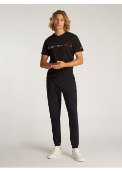 Tommy Jeans pánske zúžené tepláky čierne