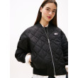 Tommy Jeans dámska prešívaná bunda čierna