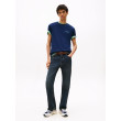 Tommy Jeans pánske tričko logo s rozmazaným efektom modré Tommy Jeans pánske tričko logo s rozmazaným efektom modré