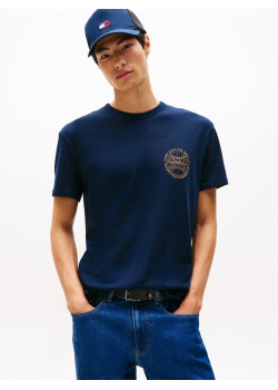 Tommy Jeans pánske tričko Baseball logo modrá