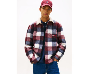 Tommy Jeans pánska flanelová oversized košeľa modrá