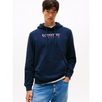 Tommy Jeans pánska mikina s logom modrá