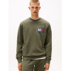 Tommy Jeans pánska mikina relaxed fit zelená Tommy Jeans pánska mikina relaxed fit zelená