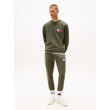 Tommy Jeans pánska mikina relaxed fit zelená Tommy Jeans pánska mikina relaxed fit zelená