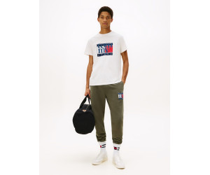 Tommy Jeans pánske bavlnené tepláky zelené