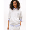 Tommy Jeans dámska mikina Relaxed Crest Crew sivá Tommy Jeans dámska mikina Relaxed Crest Crew sivá