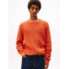 Tommy Jeans pánsky sveter oranžový Tommy Jeans pánsky sveter oranžový
