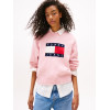 Tommy Jeans dámsky Relaxed pulover ružový Tommy Jeans dámsky Relaxed pulover ružový