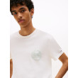 Tommy Jeans pánske tričko Baseball logo biela Tommy Jeans pánske tričko Baseball logo biela