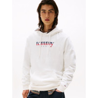 Tommy Jeans pánska mikina s logom biela Tommy Jeans pánska mikina s logom biela