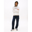 Tommy Jeans pánska mikina s logom biela Tommy Jeans pánska mikina s logom biela
