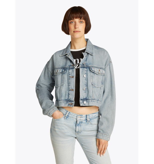 Tommy Jeans dámska voľná rifľová bunda denim Tommy Jeans dámska voľná rifľová bunda denim