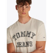 Tommy Jeans pánske tričko béžové Tommy Jeans pánske tričko béžové
