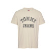 Tommy Jeans pánske tričko béžové Tommy Jeans pánske tričko béžové
