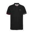 Tommy Jeans polo tričko čierne Tommy Jeans polo tričko čierne