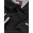 Tommy Jeans polo tričko čierne Tommy Jeans polo tričko čierne