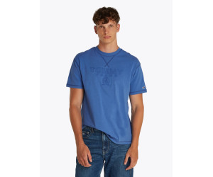 Tommy Jeans pánske tričko Polera Tonal Crest Logo modré