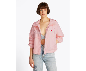 Tommy Jeans tenká vetrovka ružová