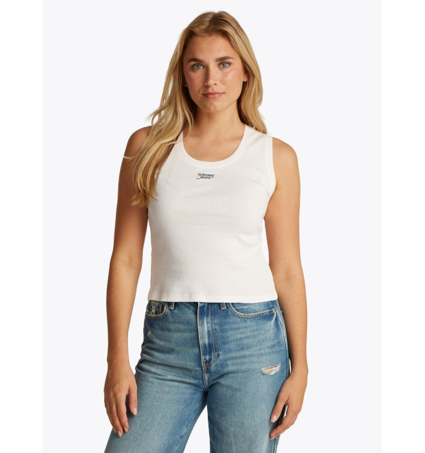 Tommy Jeans dámsky Slim top Ancient biely Tommy Jeans dámsky Slim top Ancient biely