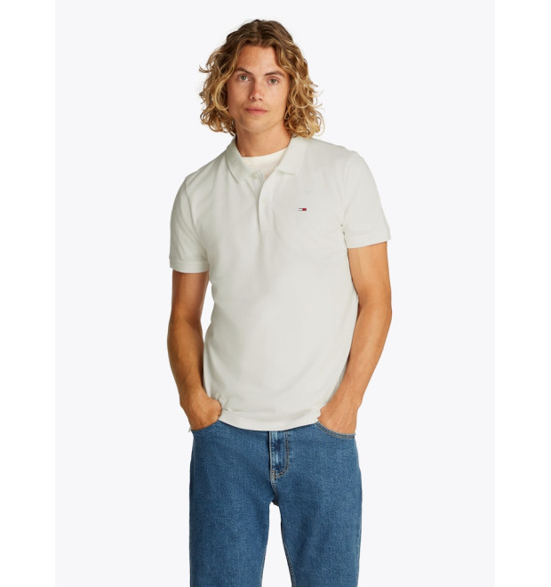 Polo tričko Tommy Jeans DM0DM20676YBL Biela Polo tričko Tommy Jeans DM0DM20676YBL Biela