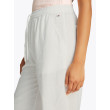 Tommy Jeans dámske nohavice Wide Leg ľanové béžové Tommy Jeans dámske nohavice Wide Leg ľanové béžové
