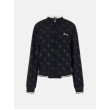 Guess dámska mikina 4G na zips čierna Guess dámska mikina 4G na zips čierna