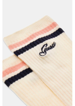 Guess College ponožky béžové unisex