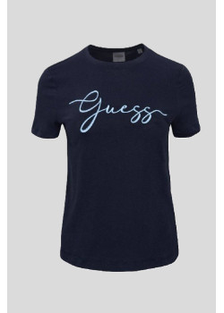 Guess Circe tričko s logom modré