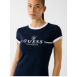 Guess mini šaty s vyšívaným logom modré Guess mini šaty s vyšívaným logom modré