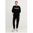 Guess SILVY oversize mikina čierna
