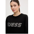 Guess SILVY oversize mikina čierna