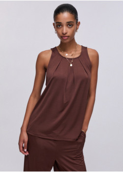 Liu Jo Beachwear letný top hnedý