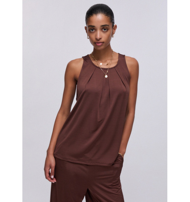 Liu Jo Beachwear letný top hnedý