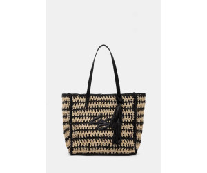 Liu Jo letná plážová taška shopper hnedo-čierna