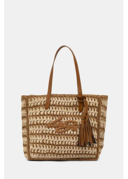 Liu Jo letná plážová taška shopper hnedá