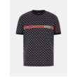 Guess tričko s celoplošným logom čierne Guess tričko s celoplošným logom čierne