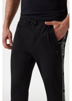 Guess pánske jogger nohavice čierne