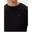 Guess pánske tričko s decentným logom čierne 