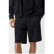 Guess 4G peony allover print kraťasy čierne