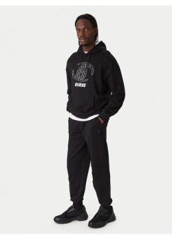 Guess pánske teplákové nohavice čierne Regular Fit