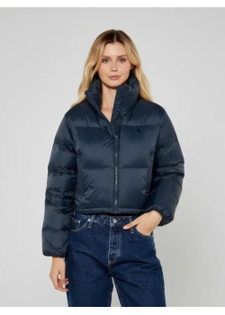 Calvin Klein dámska zimná lesklá bunda modrá
