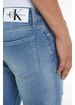 Calvin Klein pánske rifle Slim modré