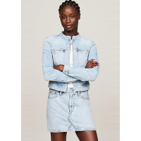 Bunda Tommy Jeans bledo modrá so zipsom Bunda Tommy Jeans bledo modrá so zipsom